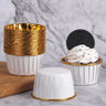 Cupcake/Muffin /Suffle Kek Kapsülü Beyaz 50 Li