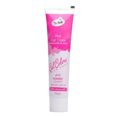 Dr Gusto Tüp Jel Gıda Boyası Pembe - 50 Gr