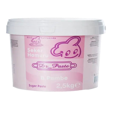 Dr Paste Şeker Hamuru 2,5 kg - Bebek Pembe