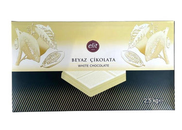 Elit Beyaz Kuvertür Çikolata 2,5 Kg