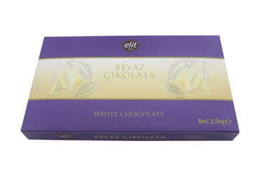 Elit Fildişi Beyaz Kuvertür 2,5 Kg Mor Seri