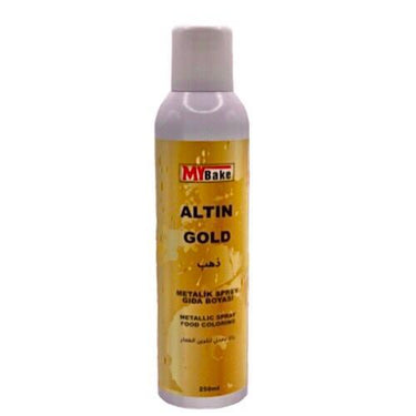 My Bake Metalik Altın Sprey Boya 250 Ml