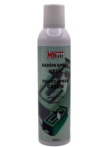 My Bake Yeşil Kadife Gıda Boyası Sprey 250 Ml