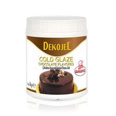 Ovalette Çikolata Soğuk Pasta Jeli 1 Kg
