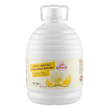Ovalette Limon Aromalı Dondurma Şurubu - 5 kg