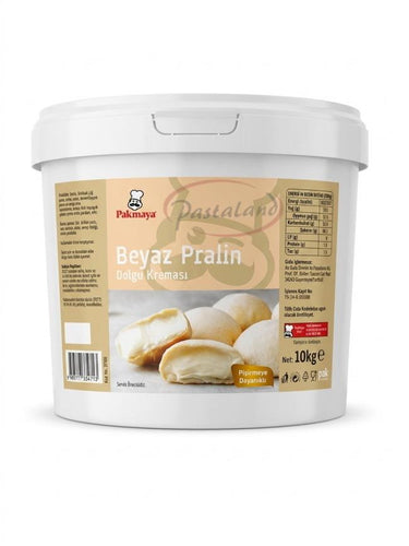 Pakmaya Beyaz Pralin Dolgu Kreması – 10 Kg