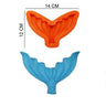 Şeker Hamur Kalıbı Silikon Balık Kuyruğu 12*14 Cm