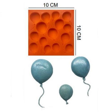 Şeker Hamur Kalıbı Silikon Balon 10*10 Cm