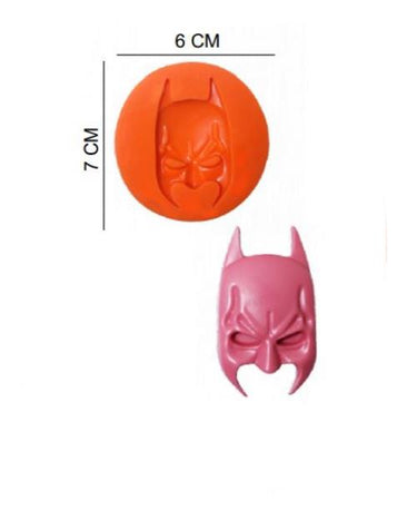 Şeker Hamur Kalıbı Silikon Batman Maske 6*7 Cm
