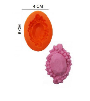 Şeker Hamur Kalıbı Silikon Çerçeve 4*6 Cm