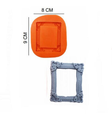 Şeker Hamur Kalıbı Silikon Çerçeve 8*9 Cm