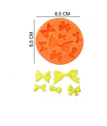 Şeker Hamur Kalıbı Silikon Fiyonglar 8,5*8,5 Cm