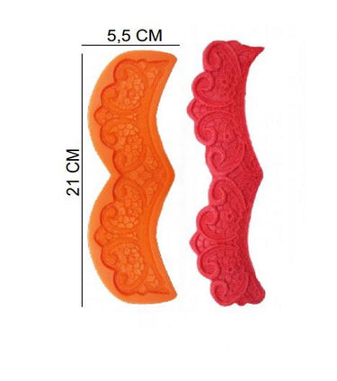 Şeker Hamur Kalıbı Silikon Tac 5,5*21 Cm