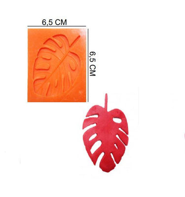 Şeker Hamur Kalıbı Silikon Yaprak 6,5*6,5 Cm