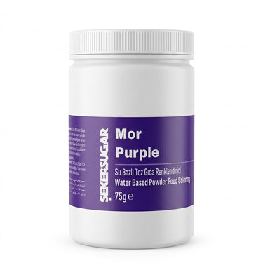 Şeker & Sugar Mor Su Bazlı Toz Gıda Boyası 75 g
