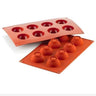 Silikomart Kase Şekilli Silikon Kalıp (8 Gözlü – Bowl Shape)