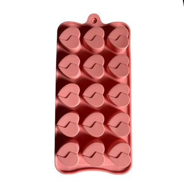 Silikon Çikolata Kalıbı Kalp 21*11 Cm
