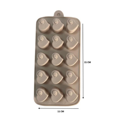 Silikon Çikolata Kalıbı Kalp 21*11 Cm