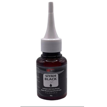 Su Bazlı Likit Gıda Boyası Siyah 60 Gr