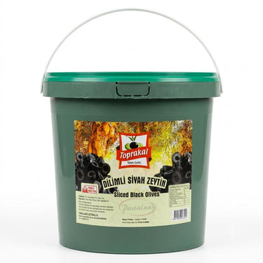 Toprakal Siyah Dilimli Zeytin Kova 6 Kg