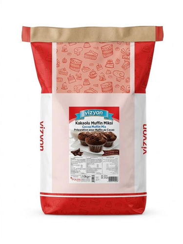 Vizyon Kakaolu Muffin Miksi (Cocoa Muffin Mix) - 10 kg