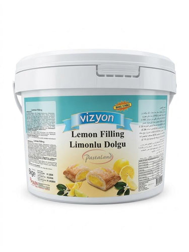 Vizyon Limonlu Pastacılık Dolgusu Ve Kreması – 6 Kg