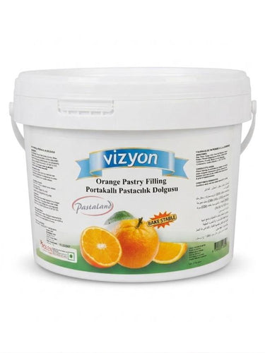 Vizyon Portakal Parçacıklı Dolgu Kreması (6 Kg.)