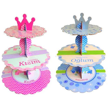 Cupcake / Muffin Standı Çift Taraflı