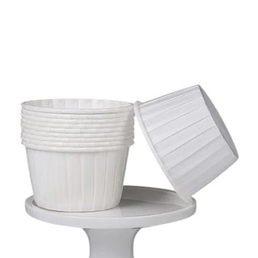Cupcake/Muffin /Suffle Kek Kapsülü Beyaz 50 Li