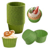 Cupcake/Muffin /Suffle Kek Kapsülü Yeşil 50 Li
