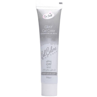 DR GUSTO TÜP JEL GIDA BOYASI GRİ - 50 GR