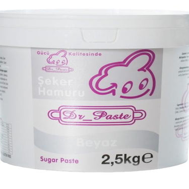 Dr Paste Şeker Hamuru  2,5 kg - Beyaz
