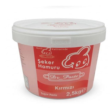 Dr Paste Şeker Hamuru  2,5 kg - Kırmızı