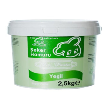 Dr Paste Şeker Hamuru  2,5 kg - Yeşil