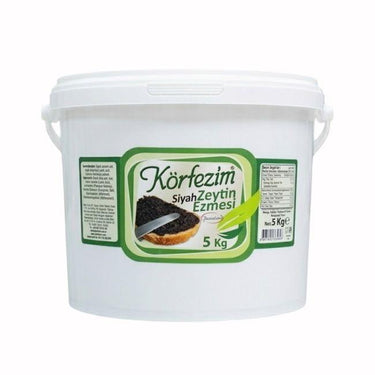 Körfezim Siyah Zeytin Ezmesi 5 Kg Kova