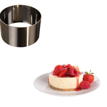 Parfe Kalıbı / Yuvarlak Tekli Küçük Pasta Kalıbı 12 cm