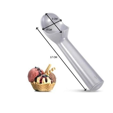 PASTALAND GÜMÜŞ RENK DONDURMA KAŞIĞI 17 CM