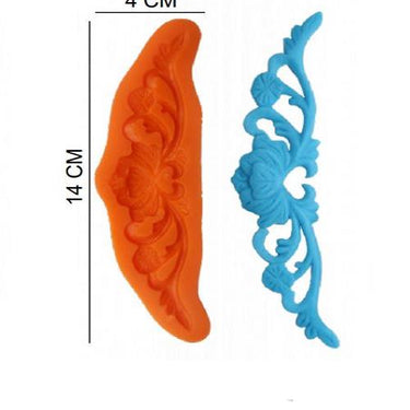 ŞEKER HAMUR KALIBI SİLİKON TAC 4*14 CM