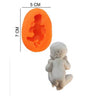Şeker Hamur Kalıbı Silikon Erkek Bebek 5*7 Cm