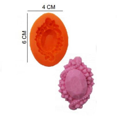 Şeker Hamur Kalıbı Silikon Çerçeve 4*6 Cm