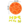 Şeker Hamur Kalıbı Silikon Fiyonglar 8,5*8,5 Cm