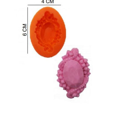 ŞEKER HAMUR KALIBI SİLİKON ÇERÇEVE 4*6 CM