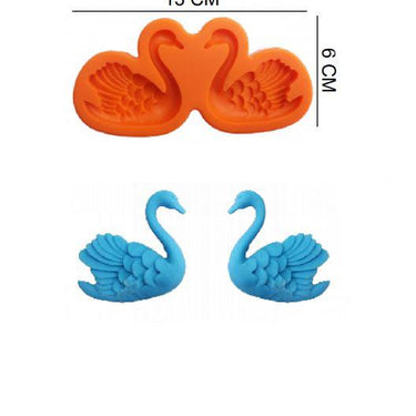 ŞEKER HAMUR KALIBI SİLİKON KUĞU 6*13 CM