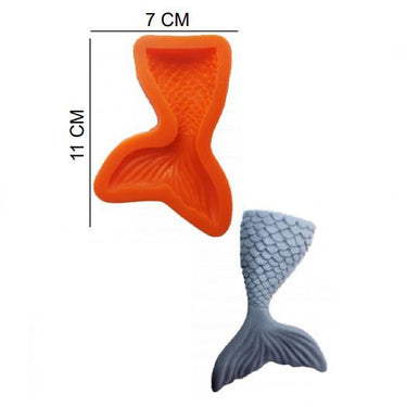 ŞEKER HAMUR KALIBI SİLİKON BALIK KUYRUĞU 7*11 CM