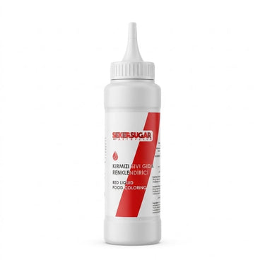 Şeker & Sugar Kırmızı Sıvı Gıda (Boyası) Renklendirici 250 ML