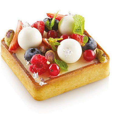 Silikomart Tarte Ring Square Kek Kalıbı 80mm