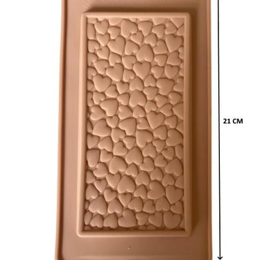 SİLİKON ÇİKOLATA KALIBI MİNİ KALP 21*11 CM