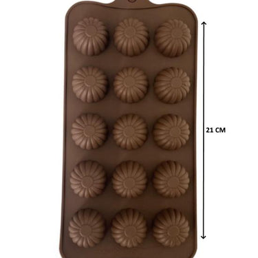 SİLİKON ÇİKOLATA KALIBI ÇİÇEK 21*11 CM