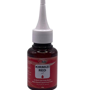 SU BAZLI LİKİT GIDA BOYASI KIRMIZI