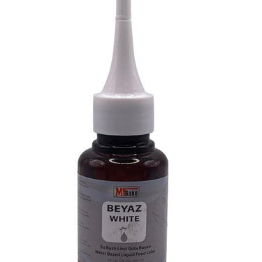 SU BAZLI LİKİT GIDA BOYASI BEYAZ